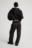 Wide Waistband Trackpant, NTN BLACK/RHINESTONE - alternate image 3