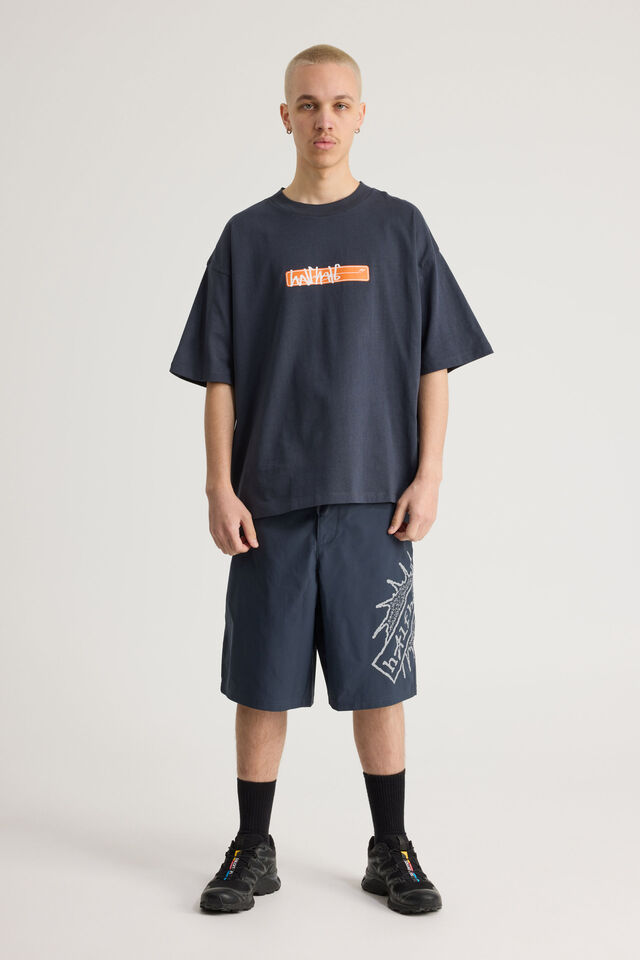 Half Half Heavyweight Box Fit Graphic Tshirt, HH SEAL/HALF HALF AMBUSH