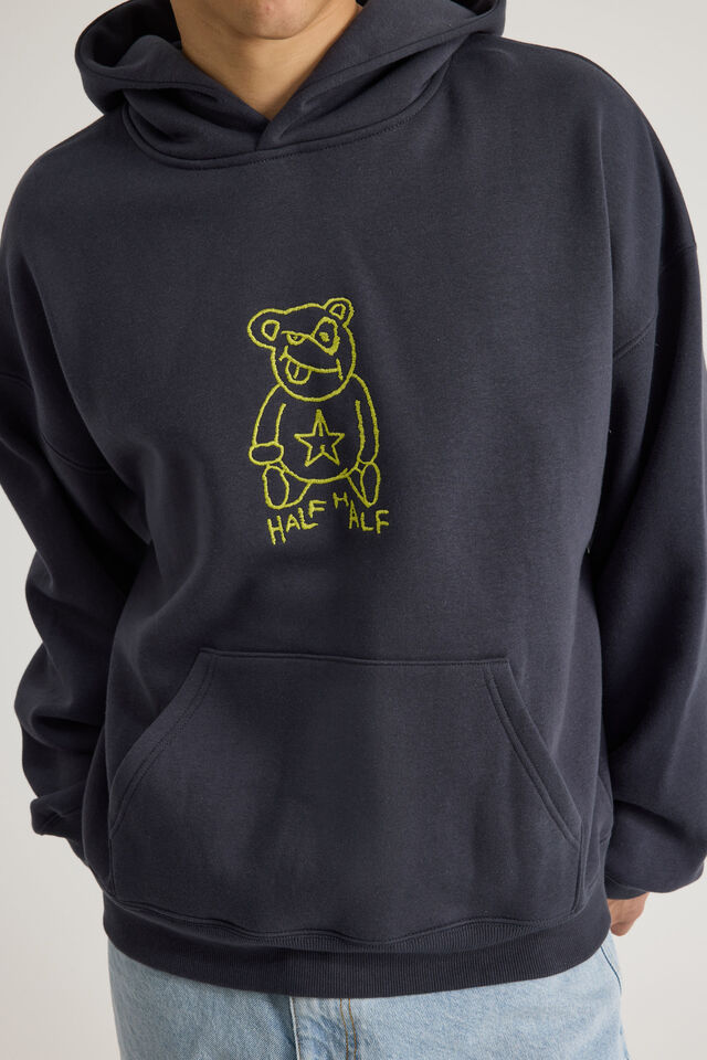Half Half Hoodie, HH SEAL/TEDDY