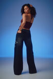 Mega Baggy Jean, RITUAL BLACK/CROSSES - example image 3