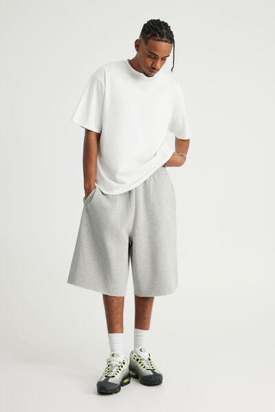 Authentics Baggy Track Short, GREY MARLE