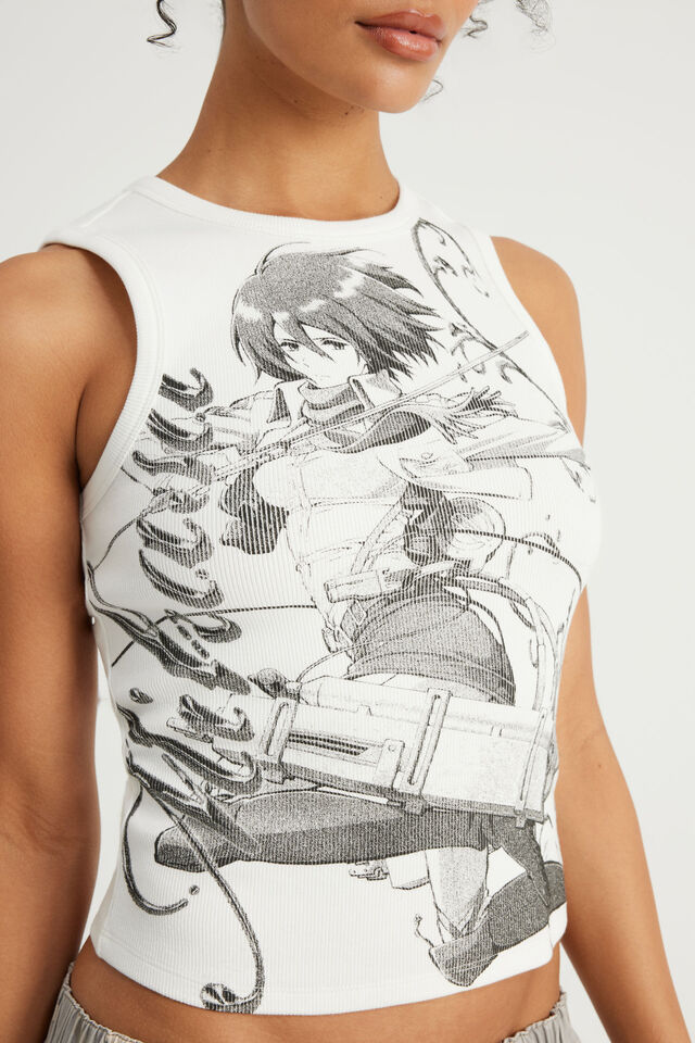 Attack On Titan High Neck Tank, LCN AOT CLOUD/MIKASA
