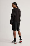 Marvel Basketball Short V2, LCN MAR BLACK/MARVEL STEALTH - alternate image 3