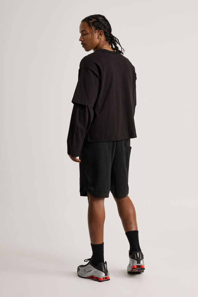 Marvel Basketball Short V2, LCN MAR BLACK/MARVEL STEALTH