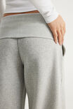 Wide Waistband Trackpant, GREY MARLE - example image 4
