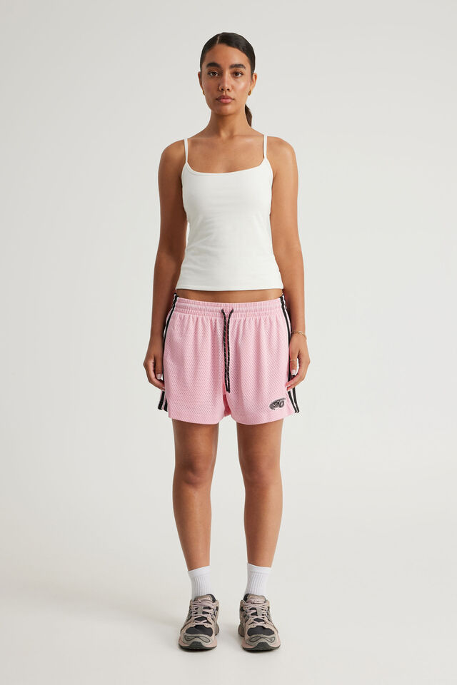 Hype Street Basketball Short, PINKIE PIE/BLACK/WHITE