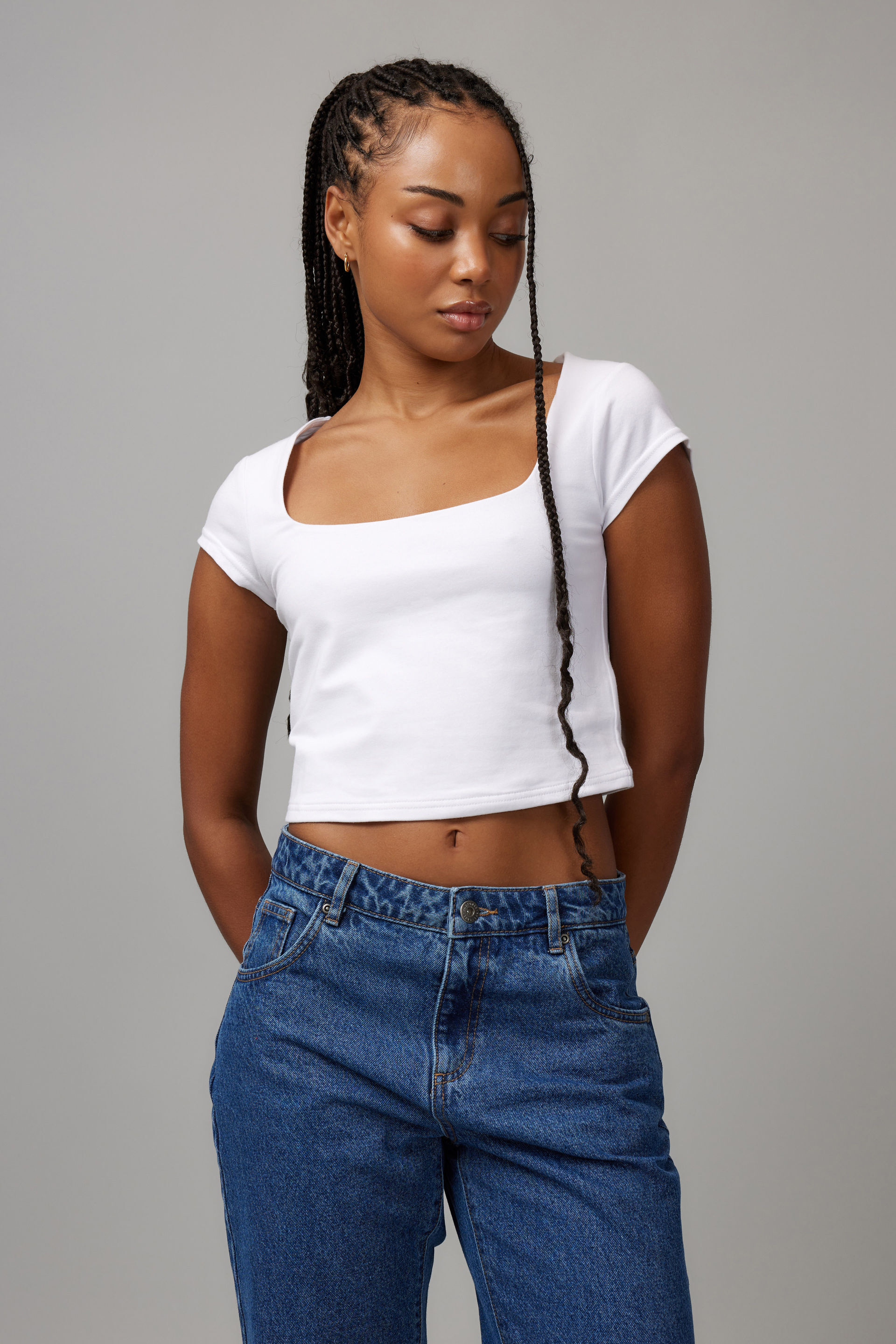 Sally Square Neck Tee