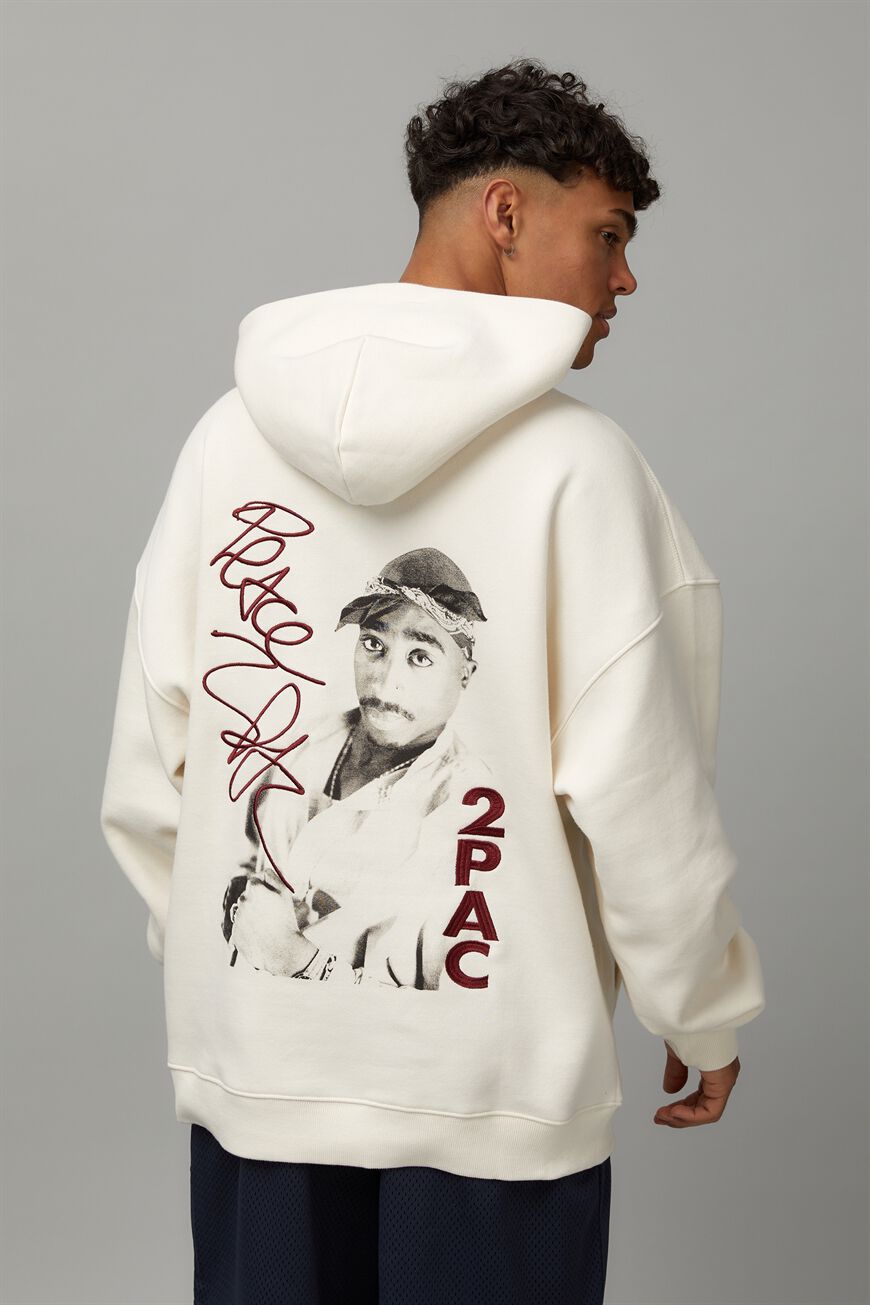 Tupac hoodie white sales