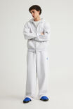 Authentics Premium Baggy Trackpant, SILVER MARLE - example image 7