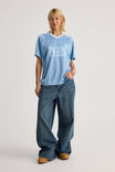 V Neck Sports Jersey, MARINA BLUE/PARIS - alternate image 2