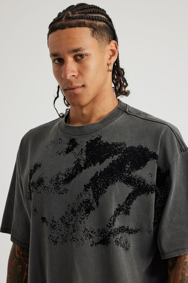 Notion Vintage Graphic Tshirt, NTN WASHED BLACK/FADED
