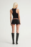 Raya Pull On Short, BLACK N PINK/CROSSFIRE - example image 3