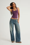Snatched Racer Tank, GRAPE - example image 2