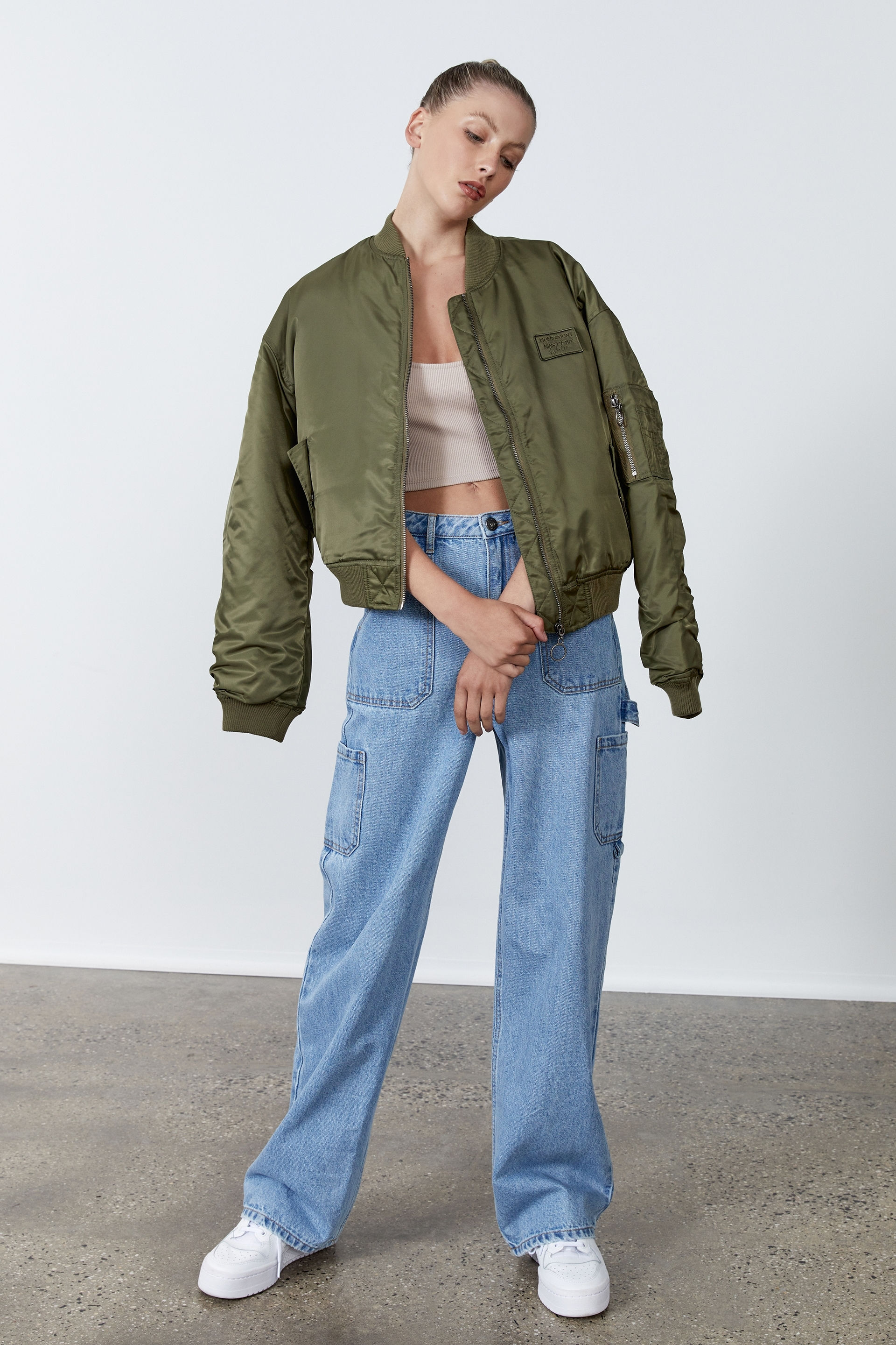Factorie bomber jacket top