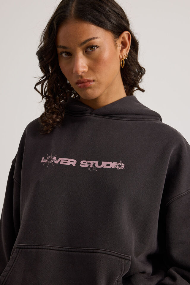 Chloe Hoodie, WASHED PHANTOM/LOVER STUDIO