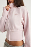 Funnel Neck Zip Through, OG WASHED PINK DUST/ OG SPORT - example image 4