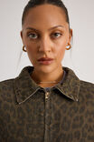 Jordie Workwear Jacket, WASHED LEOPARD - alternate image 4