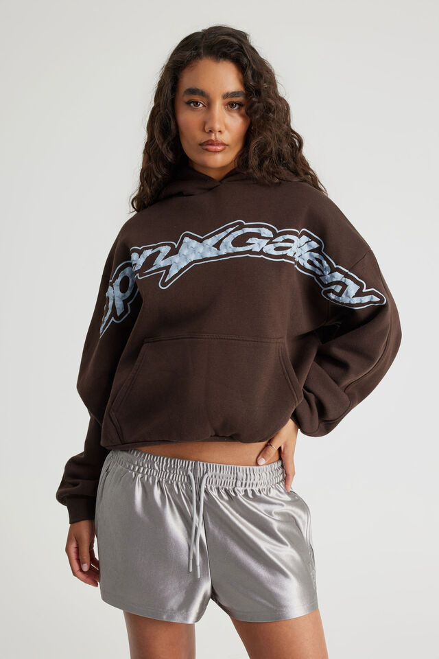 Open Gallery Boxy Hoodie, OG WASHED WALNUT/ADVENTURE