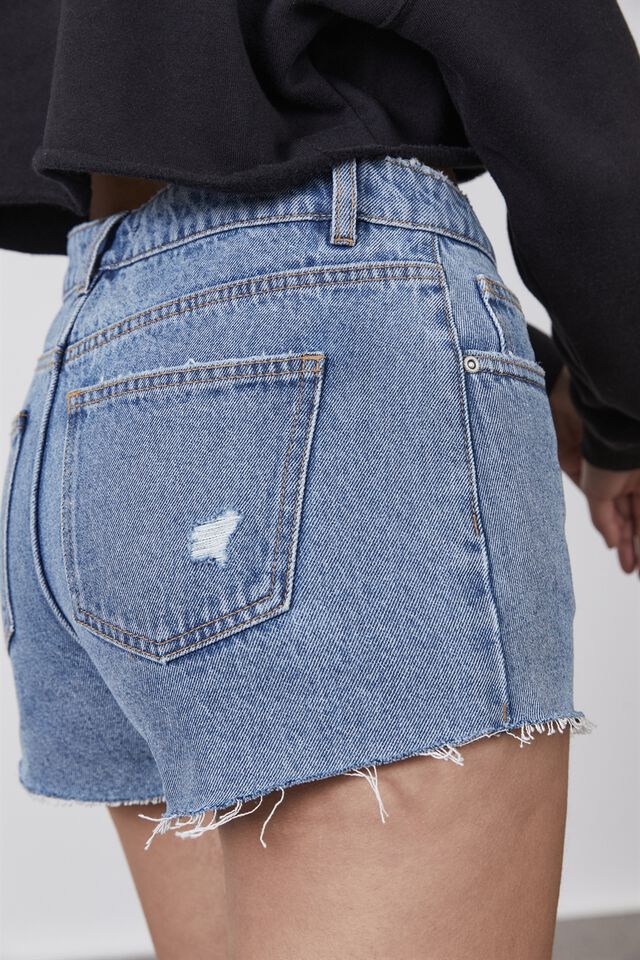 Mini Denim Short, NOUGHTIES BLUE