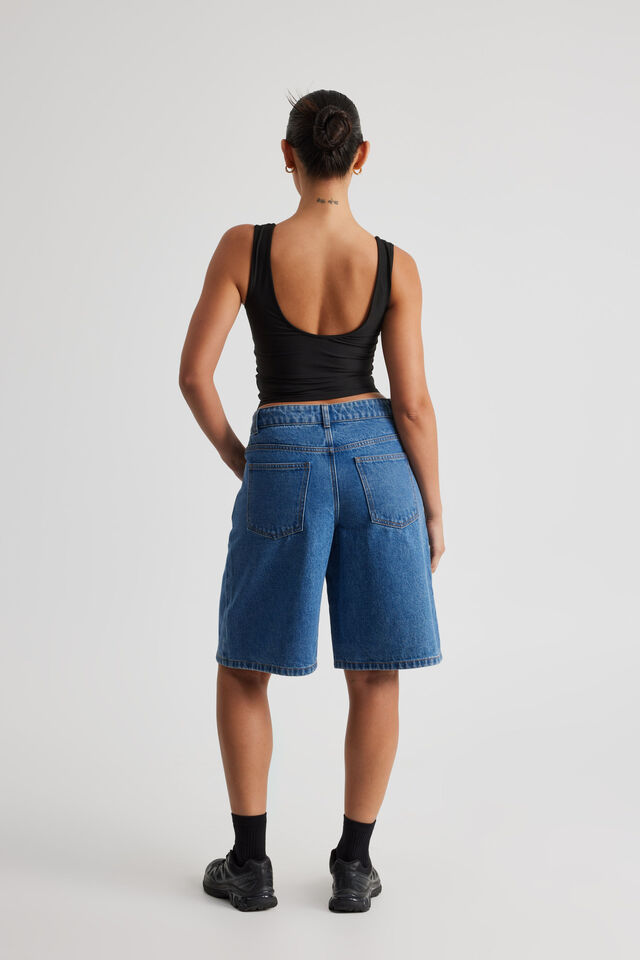 Billy Baggy Jort, MID BLUE