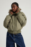 Y2k Tyler Jacket, DUSTY KHAKI - alternate image 4