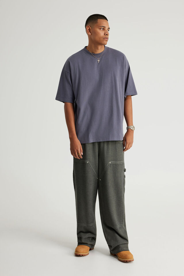 Authentics Heavy Weight Box Fit Tshirt, COLD HARBOUR