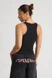 Notion X Smolbrat Graphic Tank, WASHED BLACK/SMOLBRAT SPIKEY VINES - alternate image 3