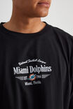 Box Fit Nfl Tshirt, LCN NFL BLACK/MIAMI DOLPHINS NEW PREP - alternate image 4