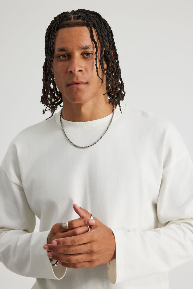 Authentics Long Sleeve Tshirt, CLOUD