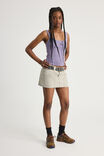 Utility Mini Skirt, SUNBLEACHED KHAKI - alternate image 2