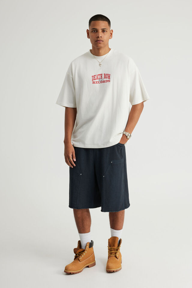 Box Fit Music Merch T Shirt, LCN BRA CLOUD/DEATH ROW DICE