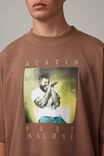 Heavy Weight Music Merch T Shirt, LCN BRA WASHED TOBACCO/POST MALONE - alternate image 4