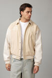 Nfl Varsity Jacket, LCN NFL TONAL BEIGE/LAS VEGAS RAIDERS - alternate image 2