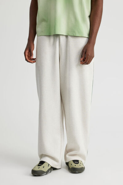 Open Gallery Baggy Track Pant, OG PEBBLE MARLE/PIPING