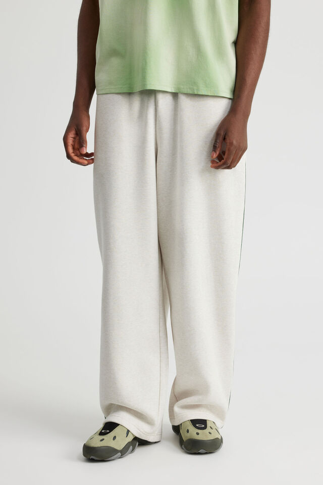 Open Gallery Baggy Track Pant, OG PEBBLE MARLE/PIPING