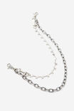 Two Chain Pant Chain, SILVER - alternate image 1