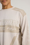 Notion Long Sleeve Box Fit Tshirt, NTN PEBBLE/NOTION TONAL - alternate image 4