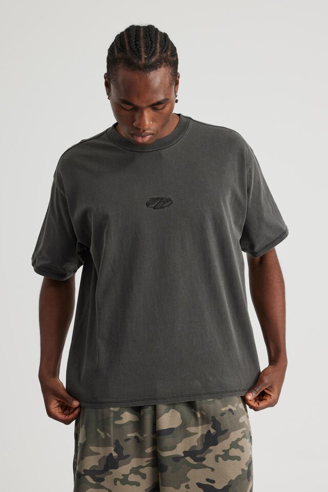 Notion Vintage Graphic Tshirt, NTN WASHED BLACK/NTN LOCKED