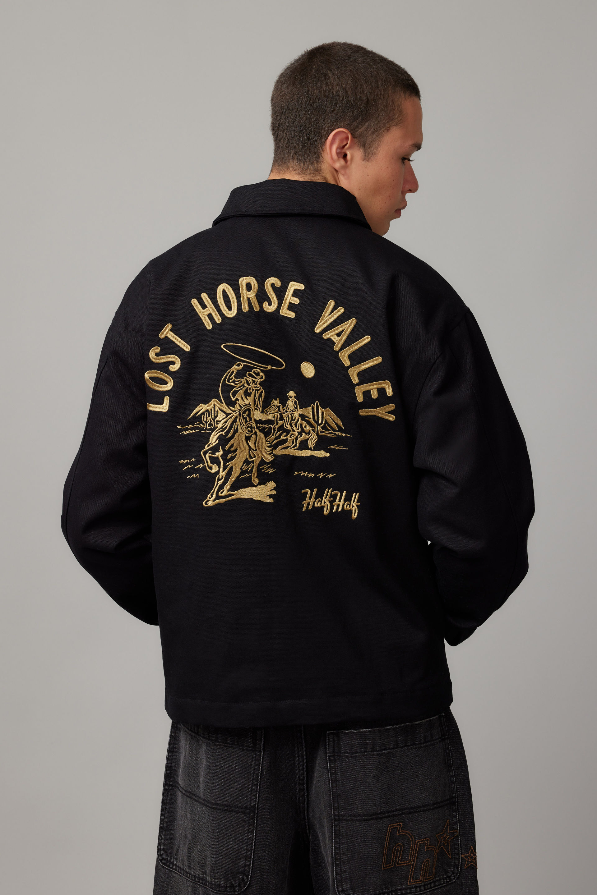 Half Half Coach Jacket
