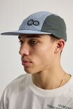 Open Gallery 4 Panel Nylon Cap, BLUE MIST W KELP - alternate image 2