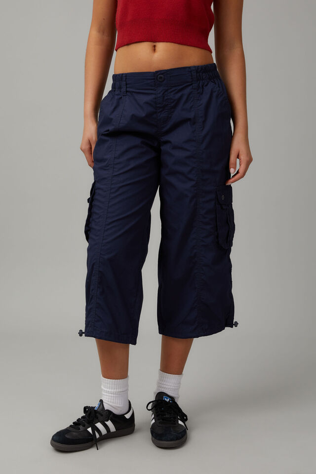 Women's Sonoma Goods For Life® Utility Capri Pants, Size: 8, Dark