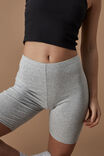 Basic Bike Short, GREY MARLE - alternate image 2