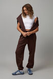 Super Slouchy Trackpant, RICH CHOC - alternate image 1