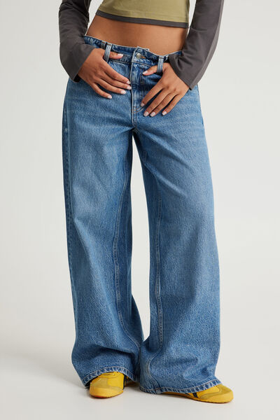 Mid Rise Baggy Jean, DREAM WAVE