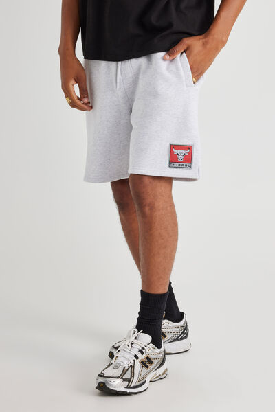 Nba Graphic Track Short, LCN NBA SILVER MARLE/Y2K SPORT CHICAGO BULLS