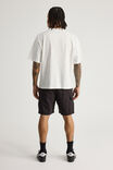 Half Half Pull On Cargo Short, BLACK - alternate image 3