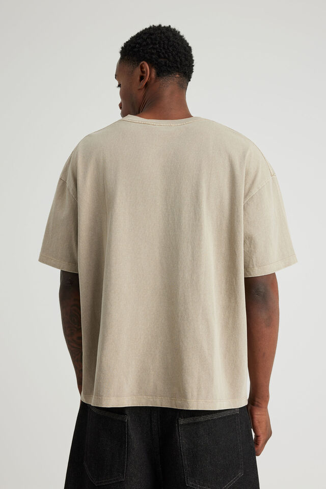 Authentics Blank Tee, WASHED QUARRY STONE