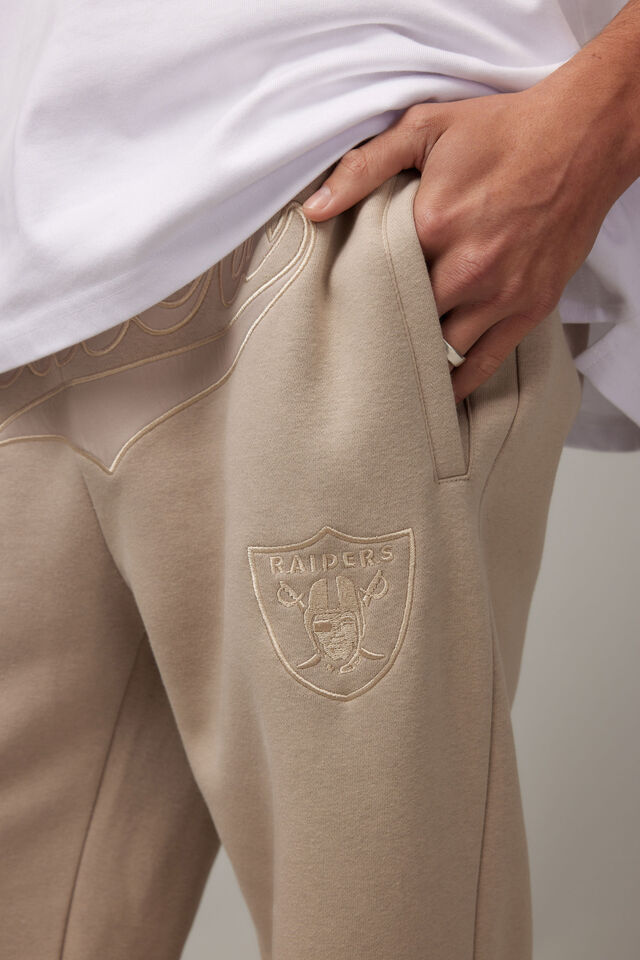 Nfl Relaxed Trackpant, LCN NFL DRIFTWOOD/RAIDERS SCRIPT