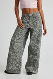 Mega Baggy Jean, COOL LEOPARD - alternate image 2