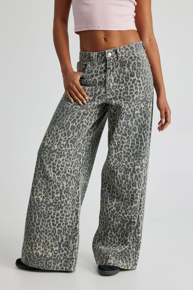 Mega Baggy Jean, COOL LEOPARD